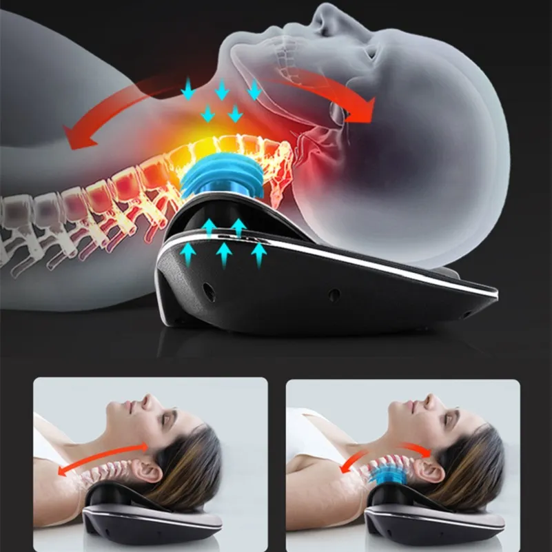 vibrating neck and shoulder massager Vibration Massage Mat with Heat for Back, Chair Seat Cushion, 5 Modes, Home  Office Use main image 1