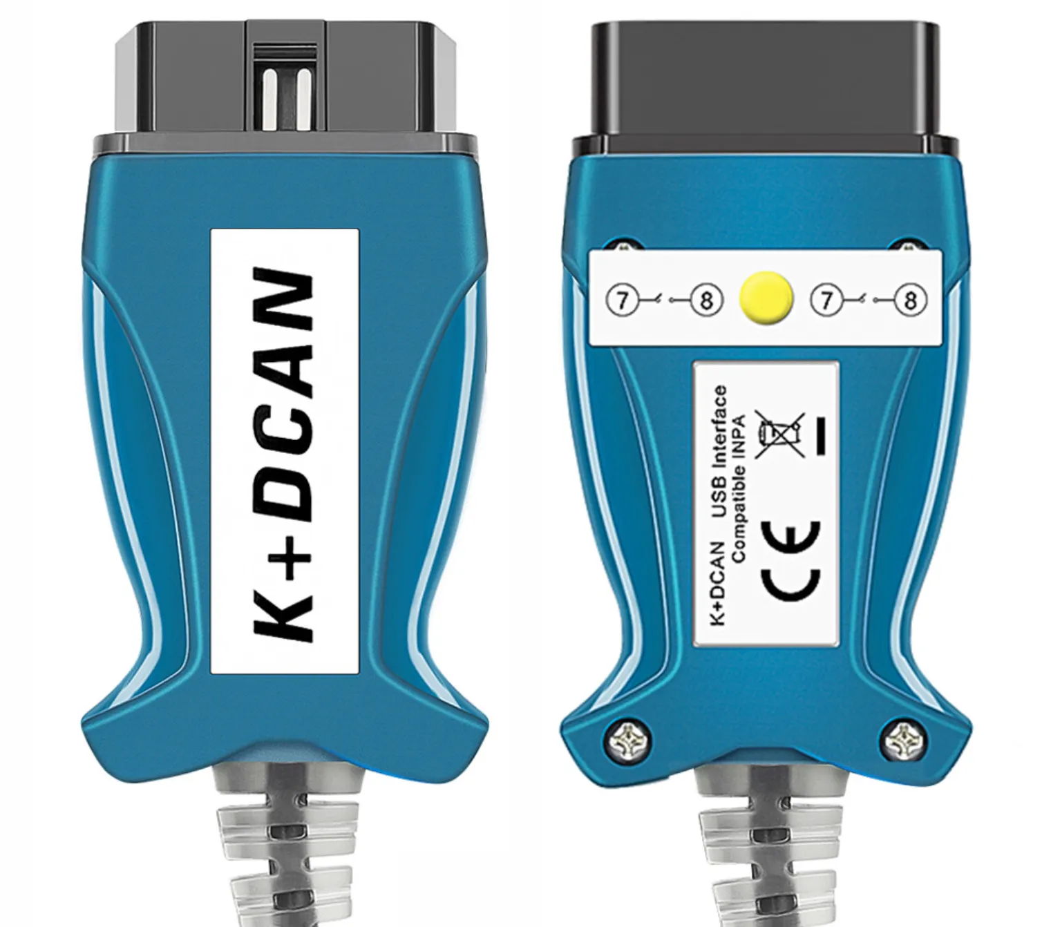 INPA K+DCAN för BMW E -chassi FT232RL 9241 Vit PCB -switch