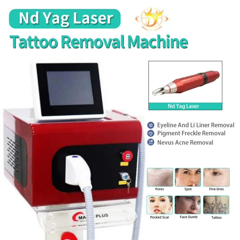 Manual do usuário Aprovado Máquina de remoção de tatuagem a laser picossegund