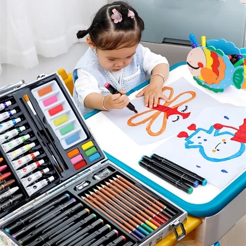 Pencils Art Set Painting Set Watercolor Pencil Crayon Water Pen Drawing  Board Doodle Supplies Kids Educational Toys Gift 2211087431917 From Mg1d,  $41.48