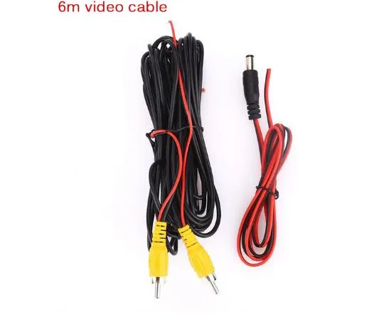 RCA-videokabel, 6M mannelijk naar mannelijk RCA-auto RCA-videokabel, 6M mannelijk naar mannelijk RCA-auto
