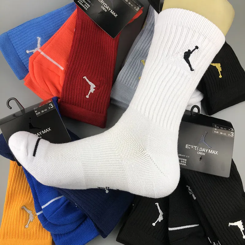 Sports Socks Basketball Socks Men's Thick Towel Bottom Sweat-absorbing Explosive