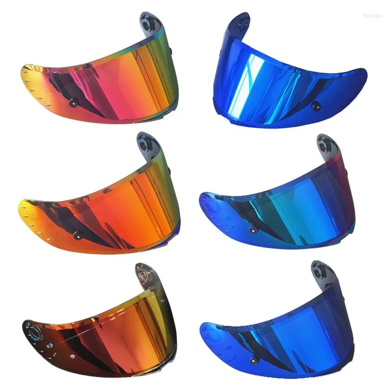 Motorradhelme 03KB Anti-Glare/UV-Helm Full Face Shield Lens Visier für MT-V-14 Serial