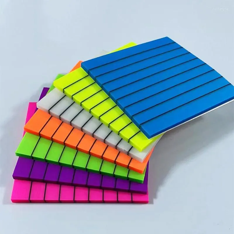 1Pcs Waterproof PET Transparent Sticky Notes Memo Pad 50 Sheets Stickers For Student Office Stationery