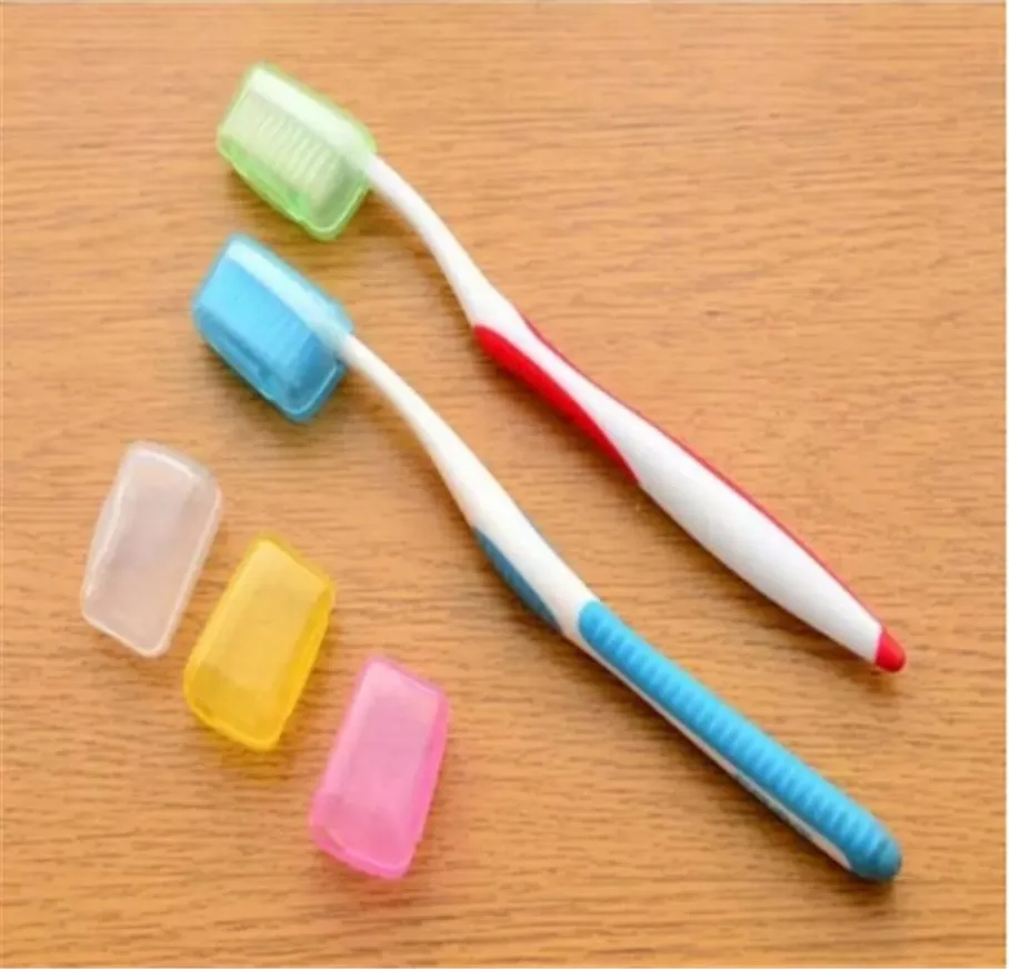 Portable Toothbrush Head Cover Holder Travel Hiking Camping Brush Case Protect Hike Brush Cleaner Whole 20171016035823004