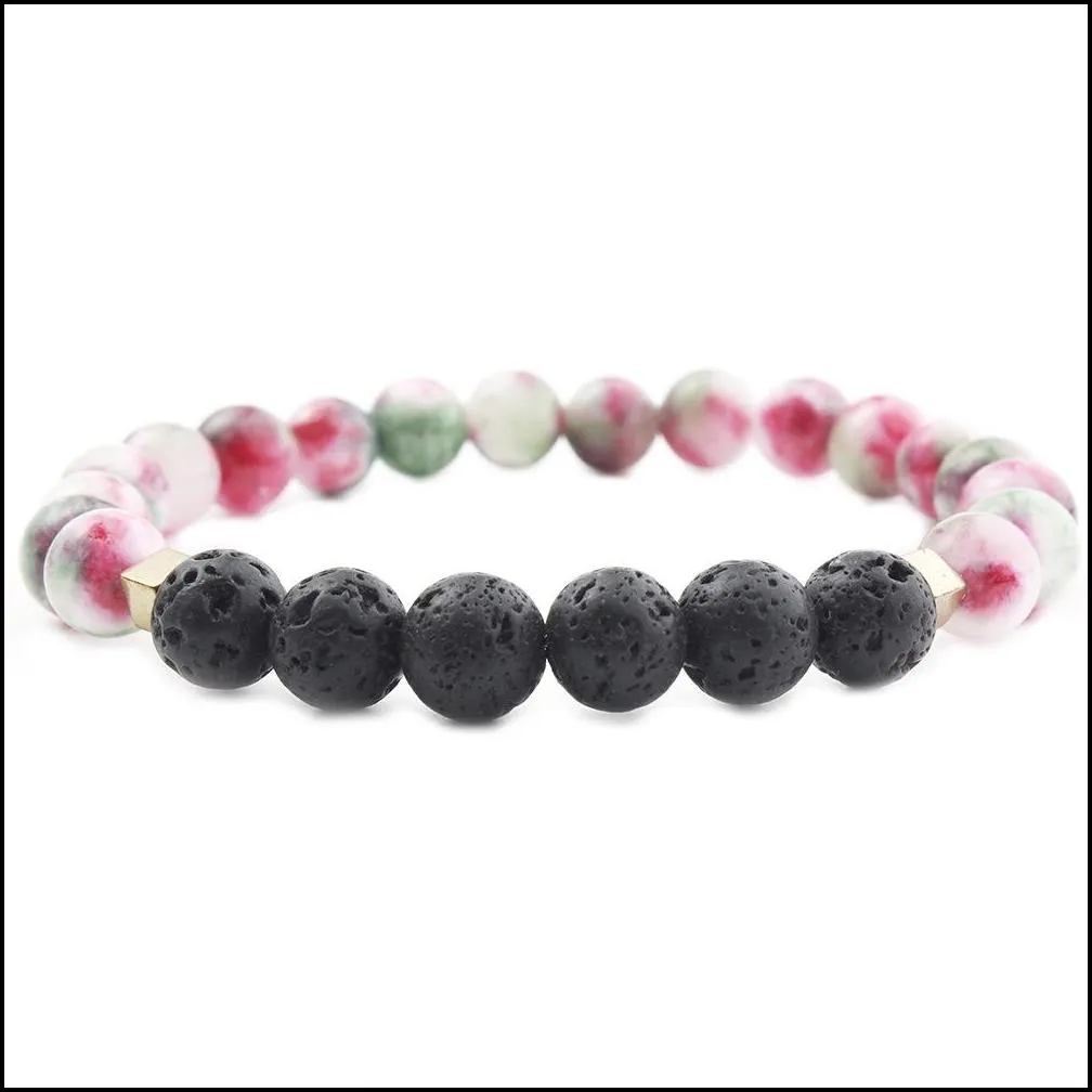 Chakrabeads Fios de Minchas de Minchas Cristal Cristal Naturais Ponto de Cura de Chakra Bracelets Gemitos Gemitos Decorados ￠ m￣o Lava Vo Otxv6