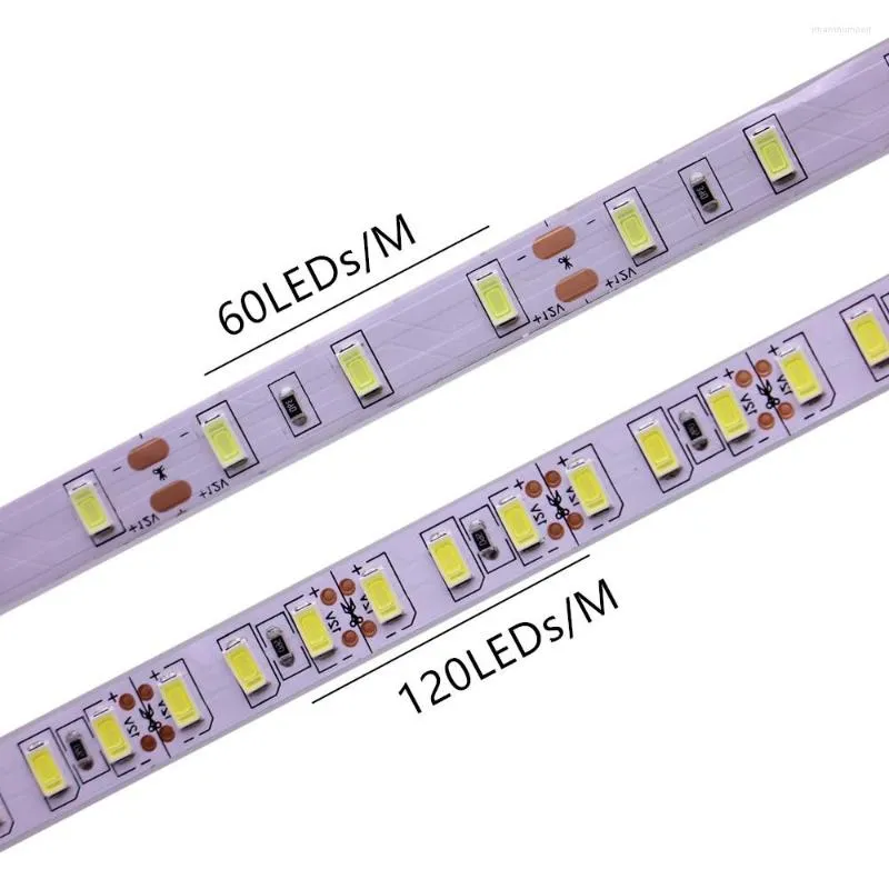 Strisce 200M Luce di Striscia Led 60/120 led/m 5M SMD 5630 5730 Nastro Flessibile Non Impermeabile Ip20 10mm PCB Bianco/caldo DC12V All'ingrosso