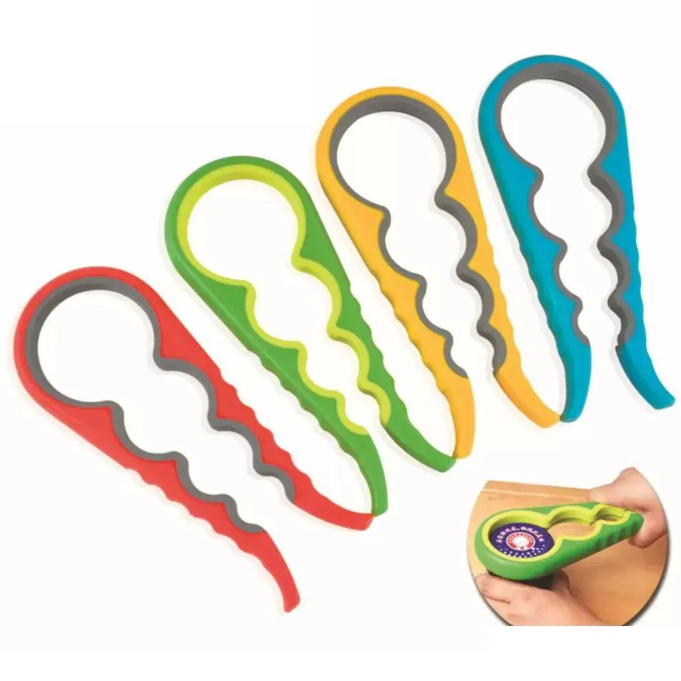 Öffner können Schrauböffner Antislip 4 in 1 Kochzubehör Mtifunktion Jar Opener Flasche Küche Gadgets tragbarer Wly935 Drop Dhwwn