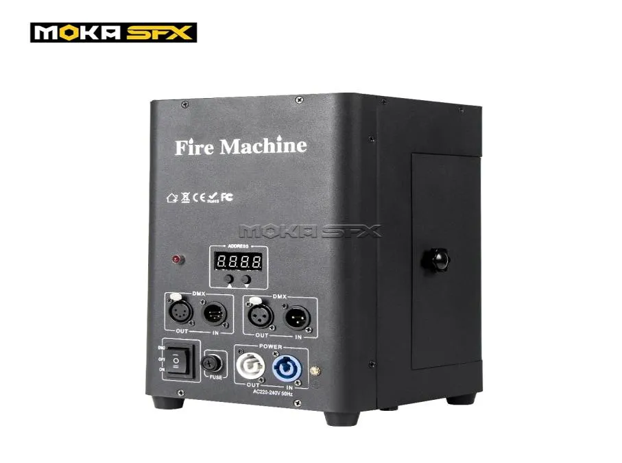 4pcslot Singal Way Spray Fire Machine Flame Genius DMX Flame Projectors Stage Equipment for stage performance3452887