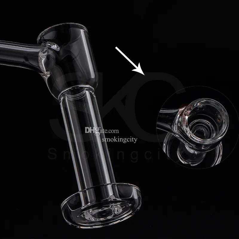 Xl fumaça unhas de solda cheia de borda chanfrada Terp slurpers banger para bongues de tubo de água de vidro DAB RIGS BONGS