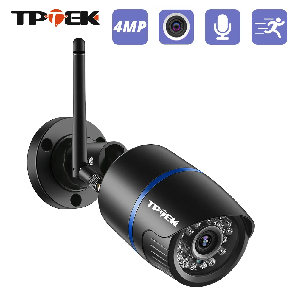 Caméras dôme 4MP IP WiFi Sécurité extérieure 1080P Wi-Fi Surveillance vidéo sans fil filaire Wi-Fi CCTV résistant aux intempéries CamHi Camara 221108