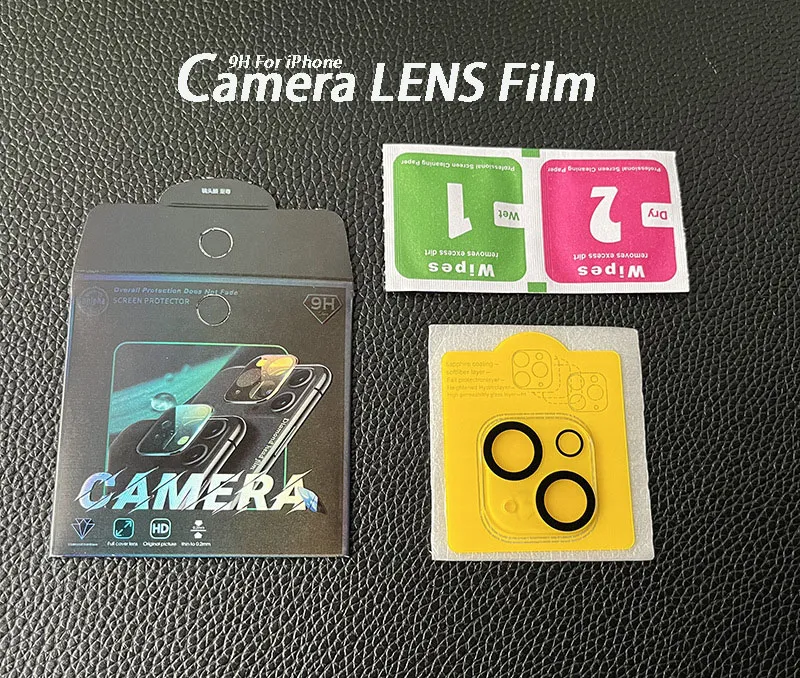 3D Ekran Kamera Lens Koruyucu Film İPhone 14 Pro MAX 11 12 13 Mini HD Tam Kapak Temperli Glas