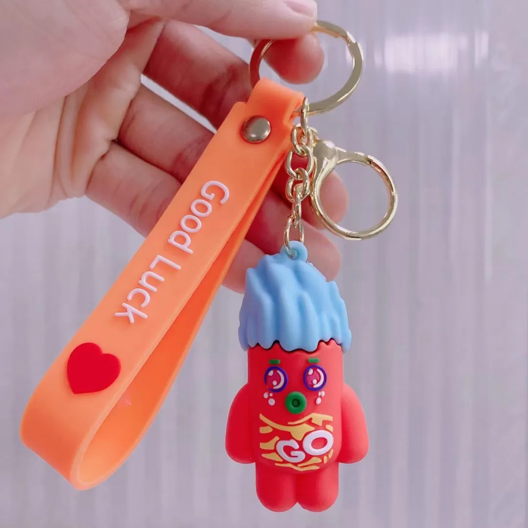 Escape Games Rainbow Friend Silicone Mini Keychain Decorative Optional Children`s Gift