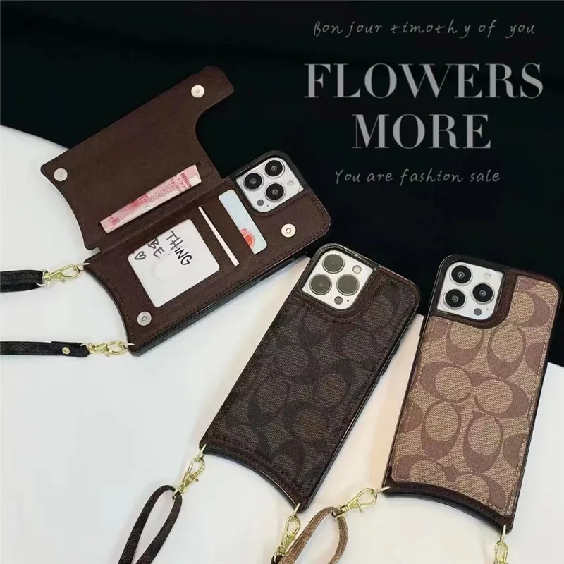 Luxury Flip Leather Wallet Card Cases For iPhone 14 14Plus 14Promax 13 13Promax 12 11 Pro XSMax XR 7 8Plus SE2 Multi-functional Fashion Designer Magnetic Phone Cover