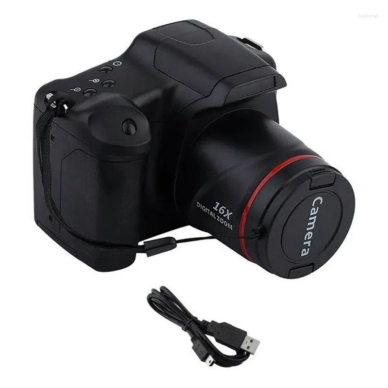 Fotocamere digitali Fotocamera da viaggio portatile Vlog Pography 16X Zoom 1080P HD SLR Anti-Shake Po per live streaming