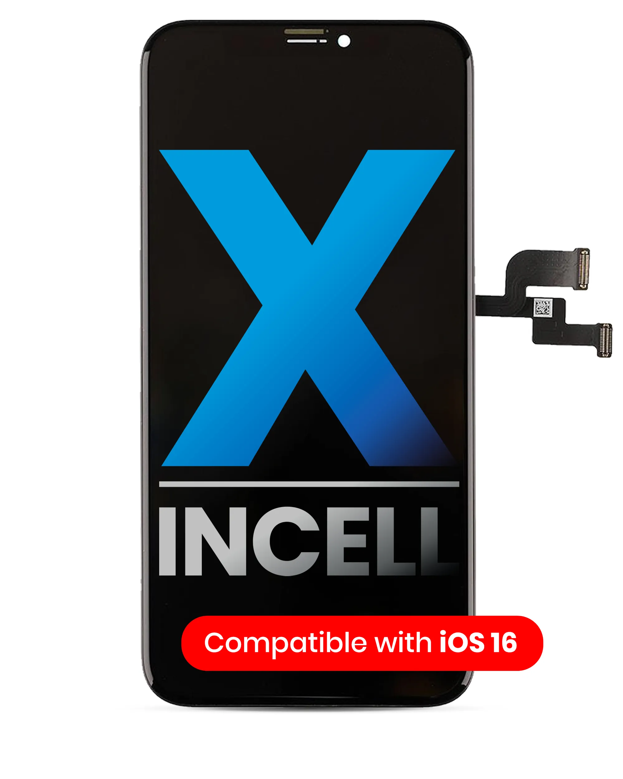 Für das iPhone X LCD -Display -Panel -Touchscreme -Digitalisierer -Assembly Ersatz MX Incell