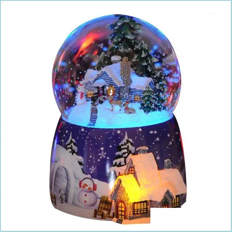 Décoration De Fête Décoration De Fête Résine Boîte À Musique Boule De Cristal Boule De Neige En Verre Accueil Décor De Bureau Saint Valentin Cadeau Lumières Paillettes Dhv67