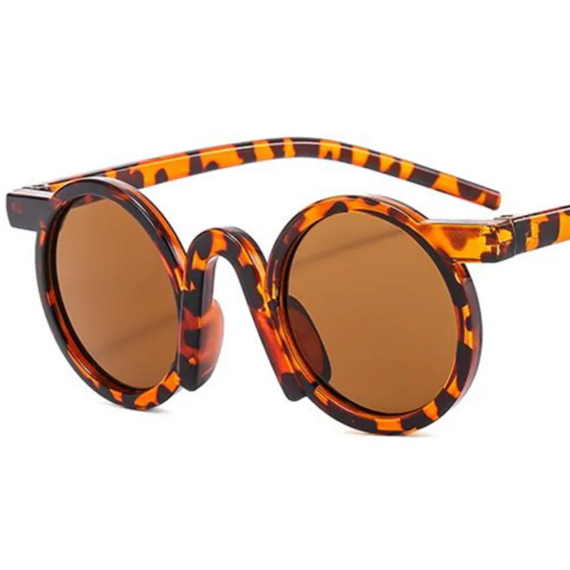 Children Sunglasses Fashion Kids Sun Glasses Round Frame Adumbral Anti-UV Spectacles Retro Eyeglasses Ornamental