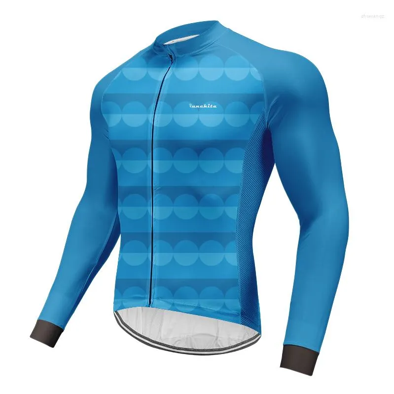 Vestes de course Maillot de cyclisme pour hommes à manches longues léger respirant séchage rapide hommes printemps/automne vêtements de vélo tenue amoureux