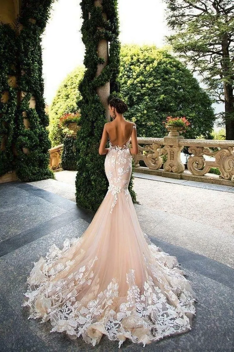 sexy mermaid wedding dresses