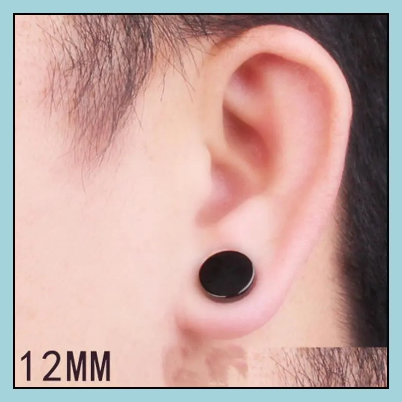 5 Pair Mens Women Ear Studs Earrings 3-12mm Dumbbell Barbell Stainless Punk  Rock | eBay