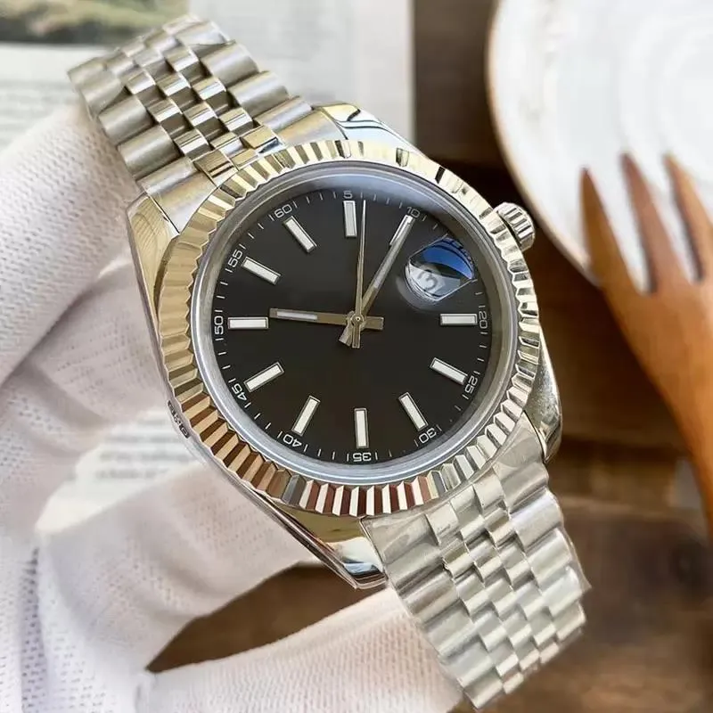 クラシックメンズウォッチ自動機械時計ビジネス腕時計36mmおよび41mmファッションカップル腕時計モントレデフルス