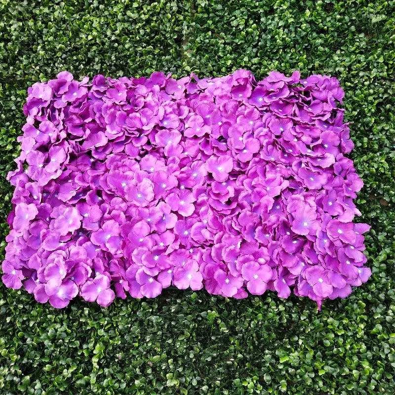 Flores decorativas Simulação de flores de casamento Hidrangea Rose Rose Lawn tape Superfície geral