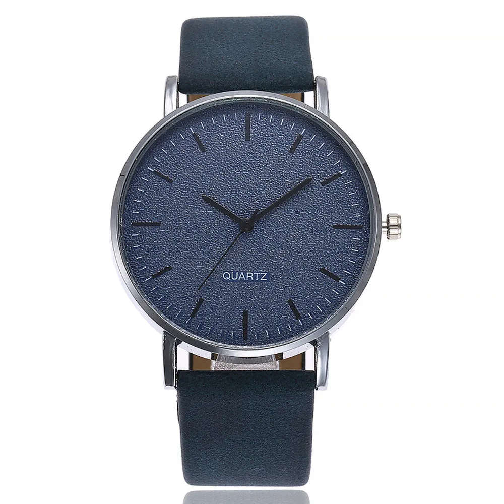 HBP Wristwatches for Mens Couple Watches Simple Style Unique Dial Quartz Movement Watch Fashion Leather Strap Montres de luxe