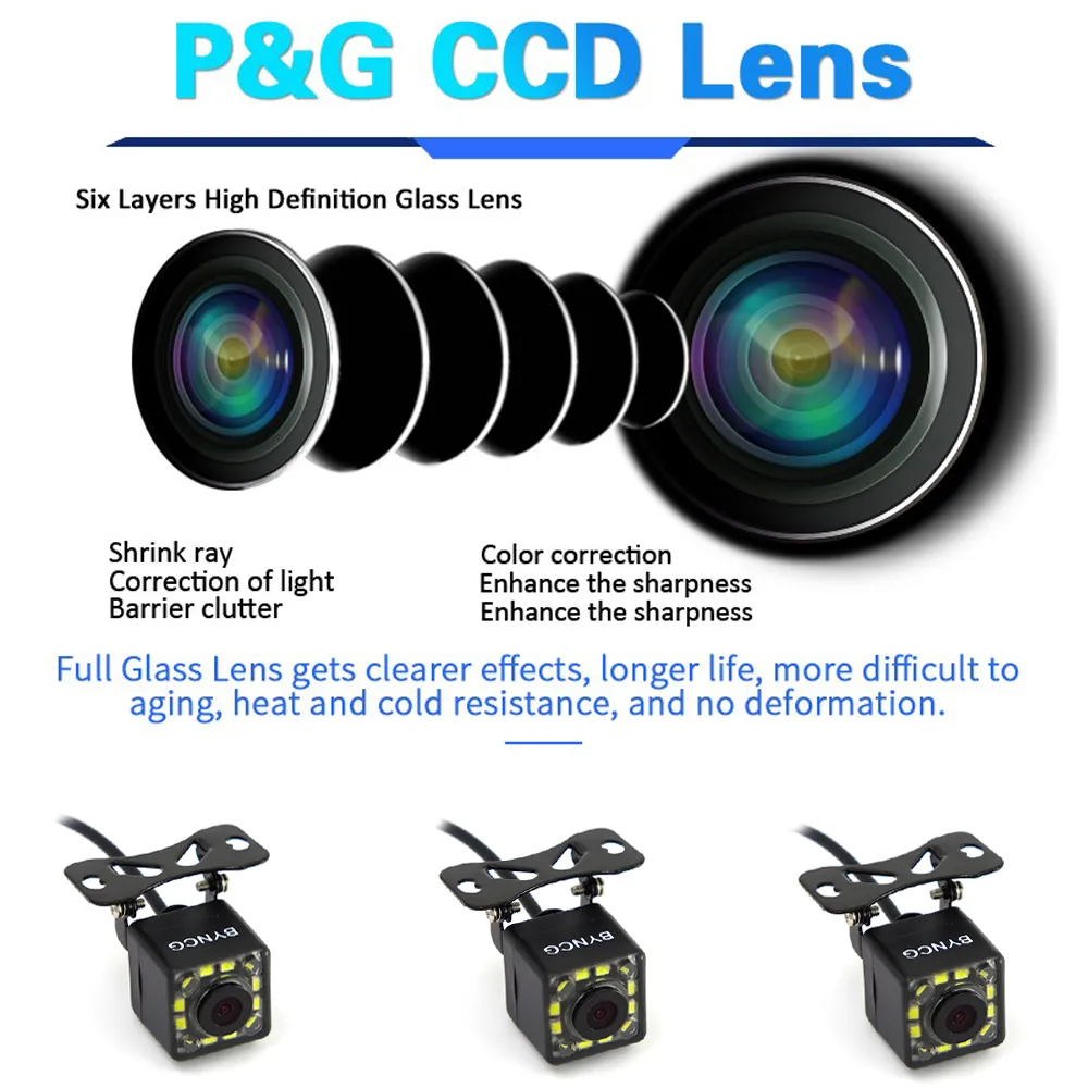 CAR Reverse Camera Backup Parking Assistance Universal Waterproof with ...