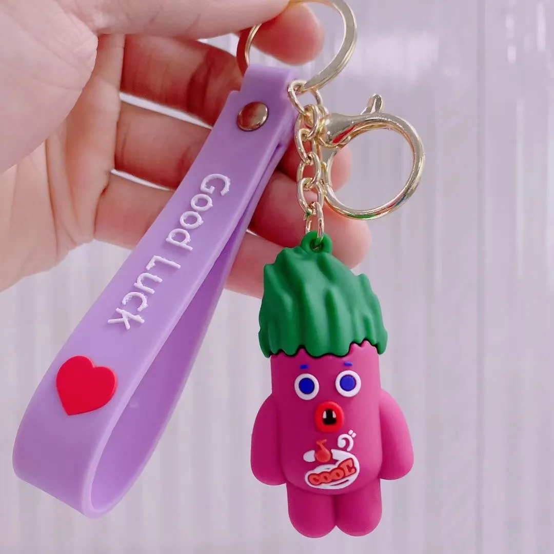 Escape Games Rainbow Friend Silicone Mini Keychain Decorative Optional Children's Gift