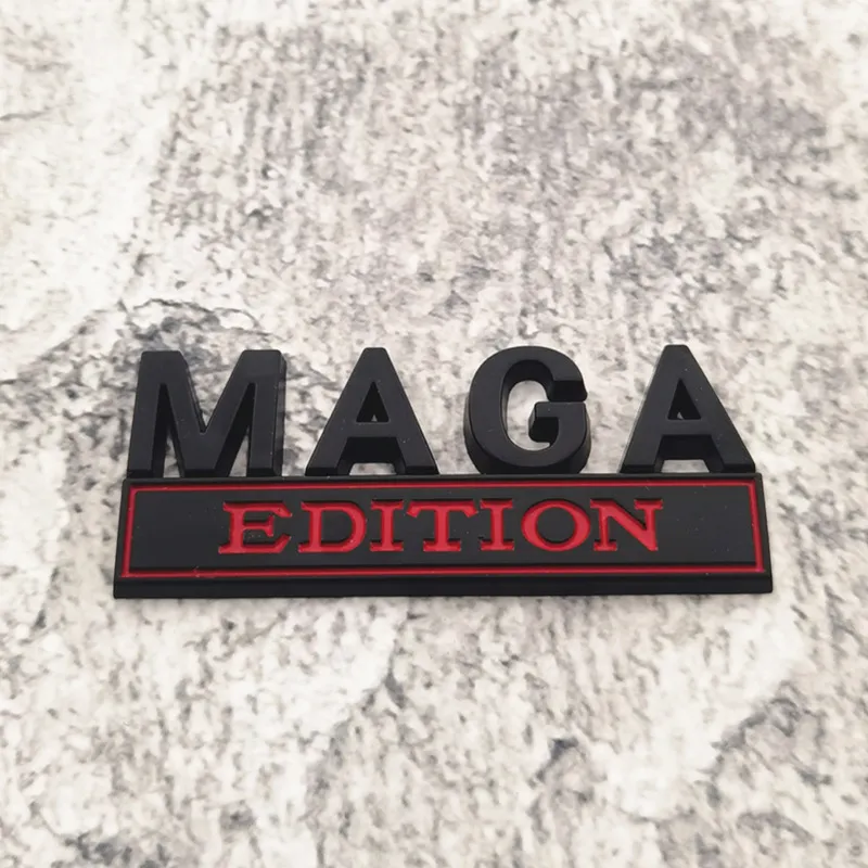 Party Decoration MAGA EDITION Car Sticker For Auto Truck 3D Badge Emblem Decal Auto Accessories 8.5x3.5cm