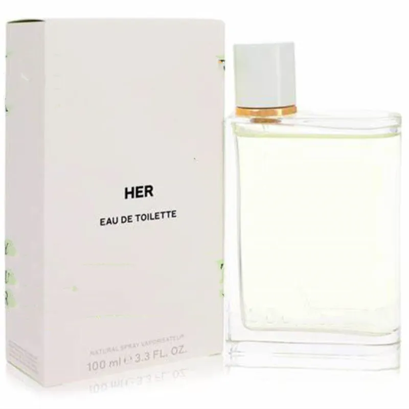 Diseño de lujo Sexy perfume original unisex 100 ml Her Perfume Eau De Toilette spray buen olor Duradero Aroma a flor de fruta Alta versión calidad envío rápido