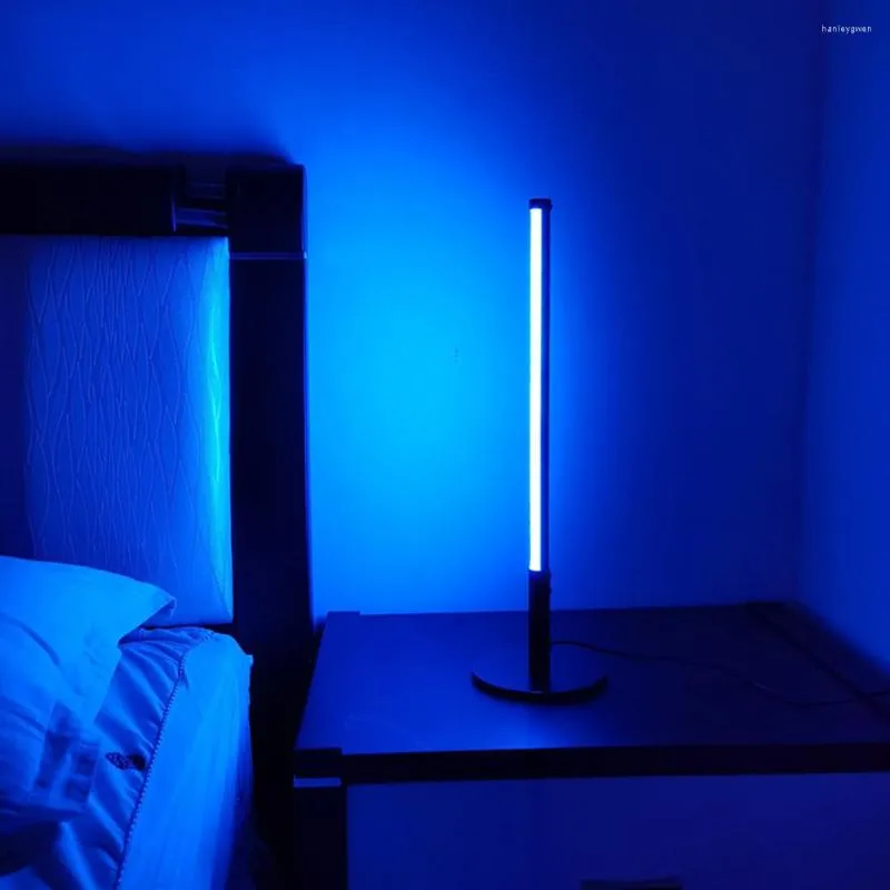 Stehlampen 40 cm moderne LED-Lampe RGB-Licht bunte Schlafzimmer Esszimmer Atmosphäre Beleuchtung Home Indoor Decor Stehlampe #20