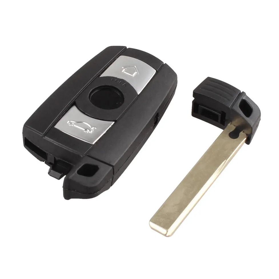 Garantito 100% 2 Pulsante Sostituzione Keyless Auto Entry Remote Smart Key FOB per BMW Key 195S