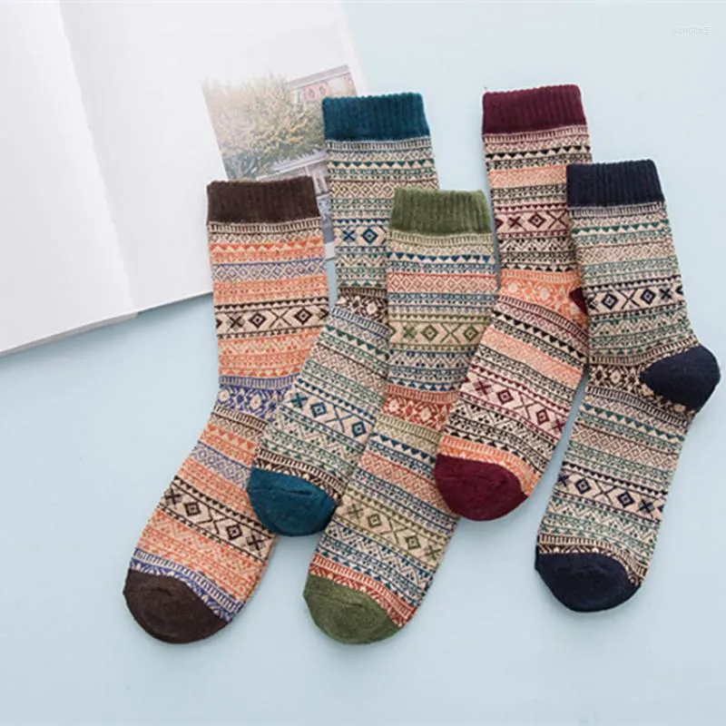 Men's Socks Winter Warm Men Wool Retro Thick Women And Thicken Cashmeer Keep Cashmere