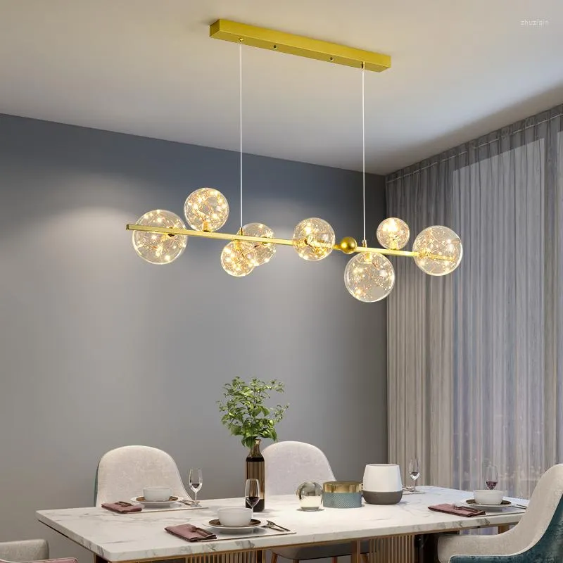 Chandeliers Nordic Chandelier Led For Dining Room Foyer Home Modern Ceiling Lamp Lighting