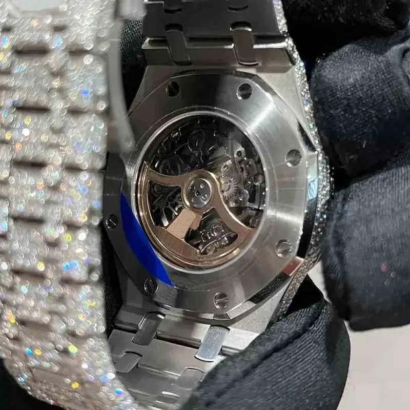 2024Wristwatch 2024 New Version ston Skeleton Watch PASS TT Mens diamonds Top quality Mechanical ETA movement Luxury Iced Out Sapphire shiny2NL5BFJN