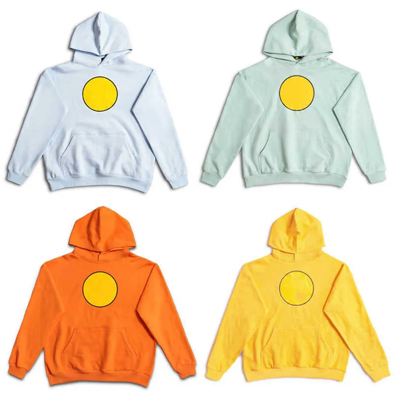 Men's Hoodies Sweatshirts Mens Smiley Clothing Apparel Hooded Sweatshirt Long Sleeve Autumn Winter Padded Pullover Loose Letters Cotton Sportswear Women