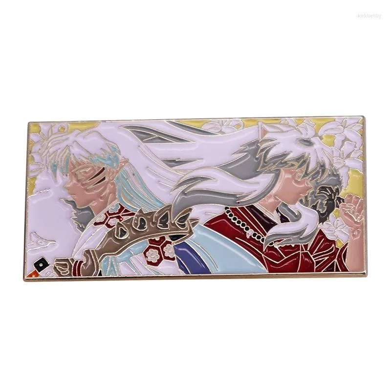 Broches coll esmalt pin anime lapeel pinos para mochilas de mangá emblemas de mangá na mochila Roupas de broche Jóias por atacado