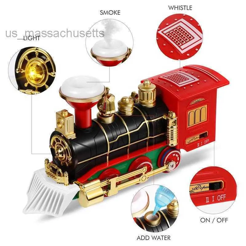 Electric Christmas Train Set With Sound And Light Perfect Gift For Kids  Under The Christmas Tree L221110 From Us_massachusetts, $32.22