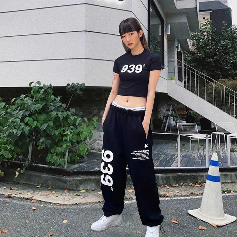 High Waist Womens Summer Capris Street Style Baggy Harem Sweatpants With  Letter 939 Design Loose Fit Jogger Sports Trousers Women For Sports Y2211  From Mengqiqi04, $12.74