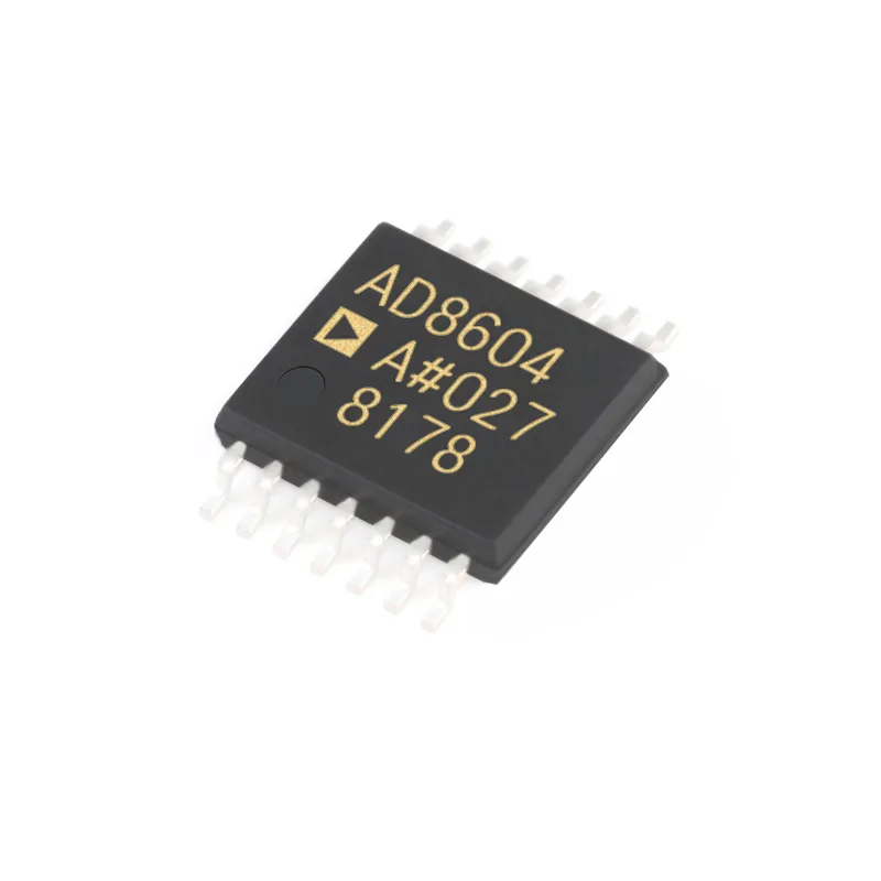 NEW Original Integrated Circuits ADI QUAD PRECISION CMOS RAIL-RAIL OP AMP AD8604ARUZ AD8604ARUZ-REEL IC chip TSSOP-14 MCU Microcontroller