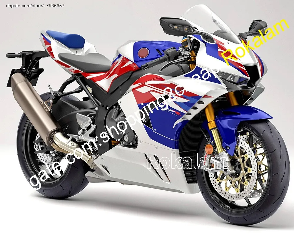 Fairings Parts Zestaw dla Honda CBR1000RR-R FireBlade 2020 2021 2022 CBR1000RR R 20 21 22 Biały czerwony niebieski wtrysk wtryskowy