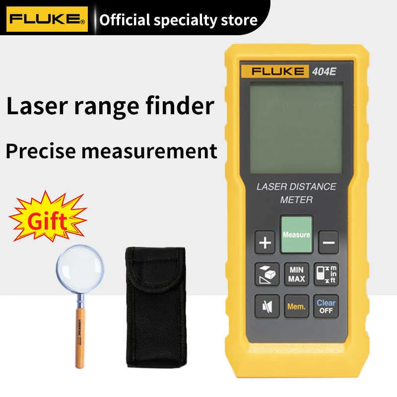 FLUKE 404E/406E télémètre laser 40 m/80 m/100 m mètre Roulette électronique numérique ruban à mesurer télémètre métro Laser-Rang