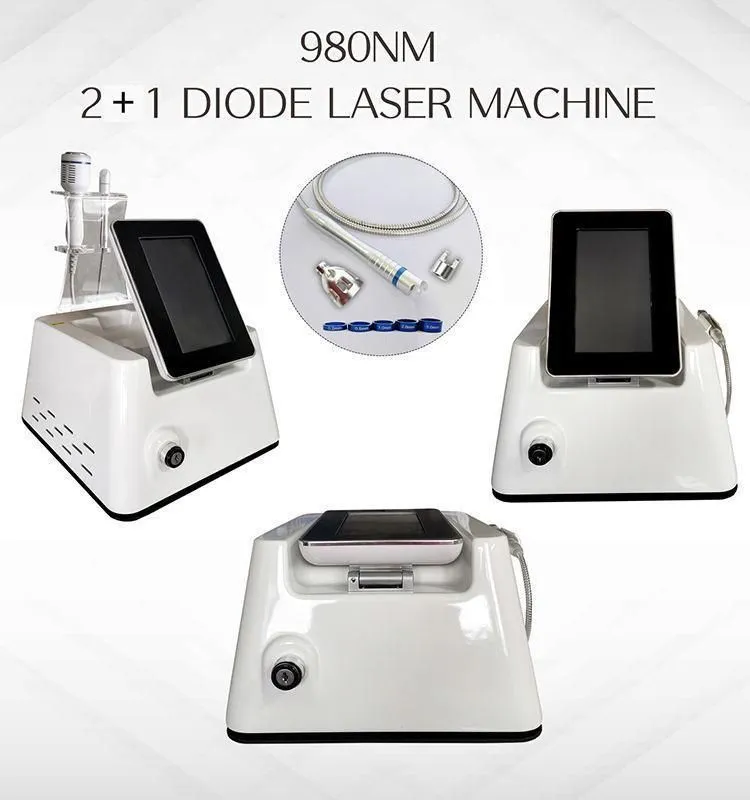 20W Spider Vein Removal And Nail Fungus Removal Diode Laser 980nm Machine 30w 3 in 1