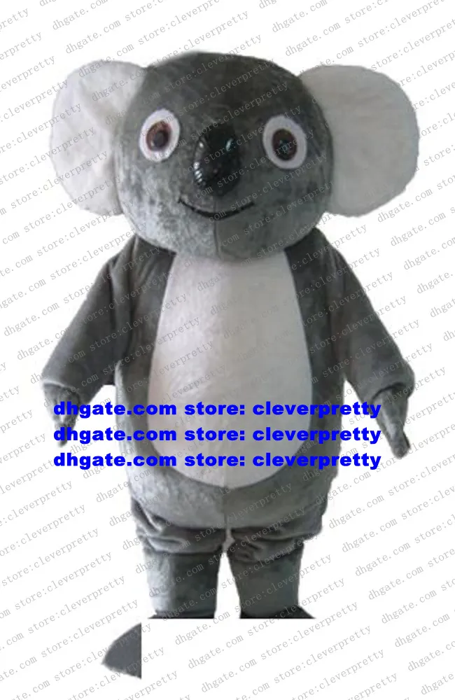 Gray Koala Bear Coala Mascot Costume Adult Cartoon Charaktery strój pozew celebracja Marketplstar Marketplenius ZX207