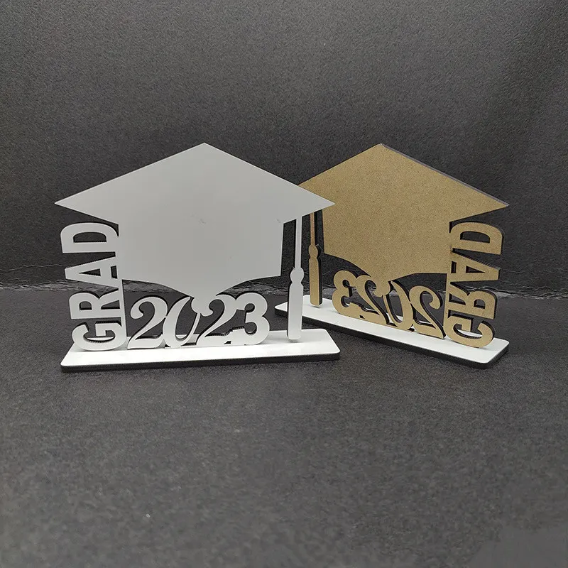 MDF Sublimation Blank Graduation Photo Frames DIY Wooden Lettering