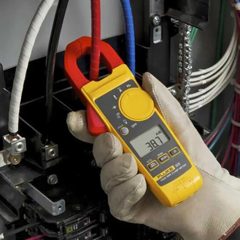 Fluke 325 True RMS CLAMPメーターAC DCアンパイメトリックプロフェッショナル電圧メーターデジタル電流計Pliers電気技師現在のテスター2309