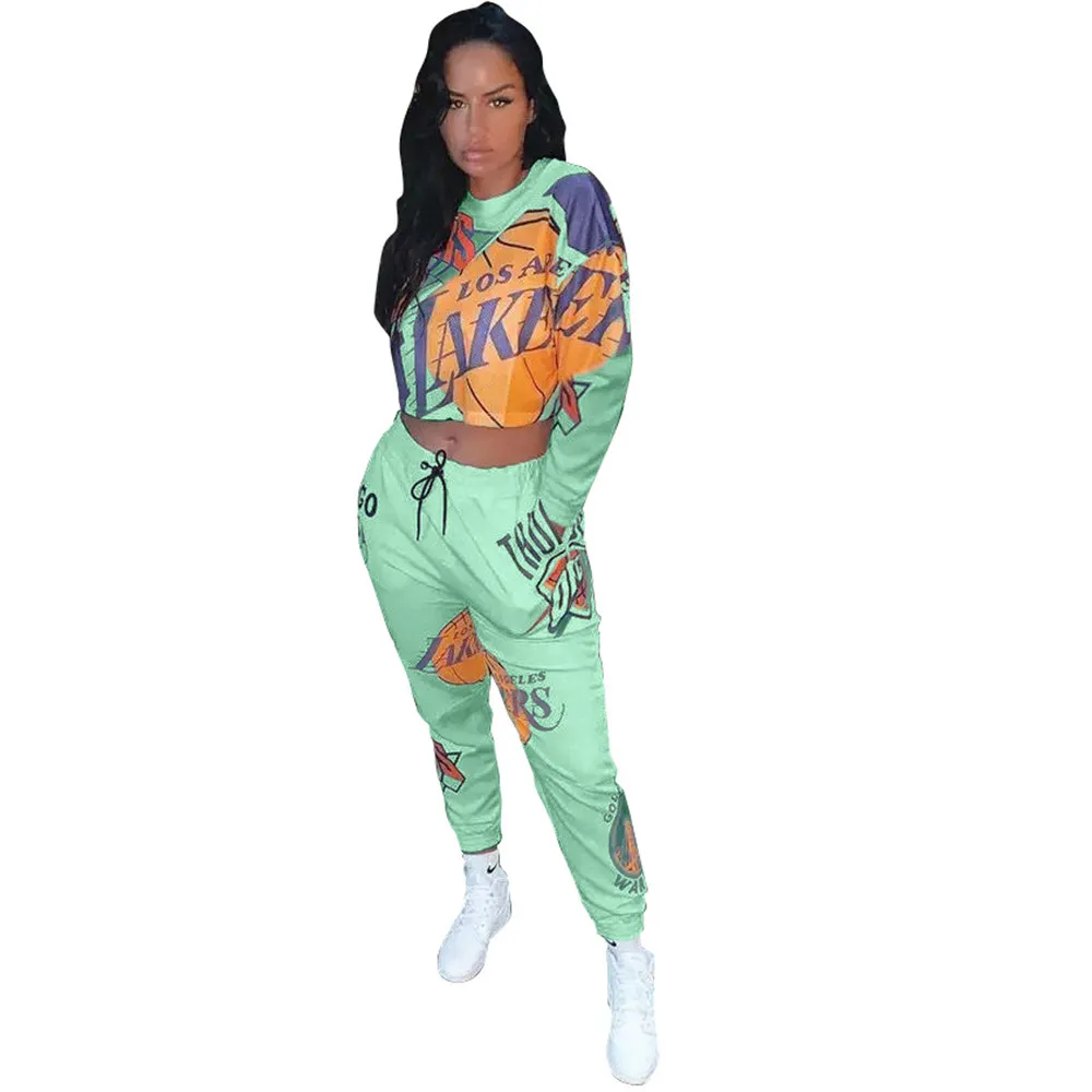 2022 Tasarımcı Marka Kadın Takipleri Joggersuit Pullover Sweatshirt Pantolon İki Parçalı Set Uzun Kollu Ter Ter Makineler Sokak Giyim Kıyafetleri Günlük Kıyafetler 8898-9