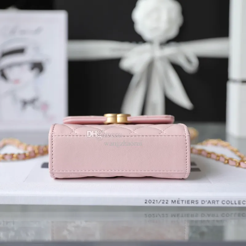Mini Quilted Leather Clutch Crossbody Bag With Chain Strap Diamond Lattice Pattern Soft Casual Daily Handbag From Famousbrandhandbag 221.89 DHgate.Com